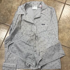 FIGS Gray Pajama Set